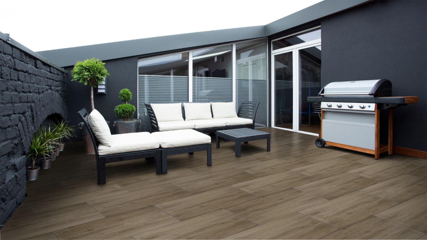 Wood Dark Brown 45x90
